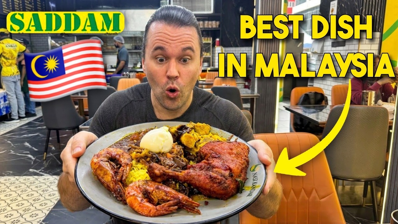 We tried the most recommended nasi kandar in Kuala Lumpur at Saddam Nasi Kandar.