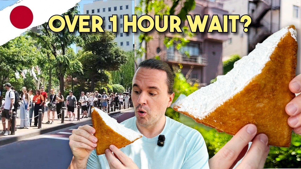 We tried four of the famous fried sandwiches at Age.3 Ginza in Tokyo.