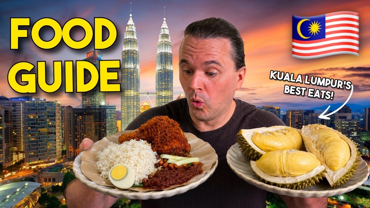 Our full YouTube video covering all the best foods to eat in KL, including Nasi Lemak, Nasi Kandar, and more.