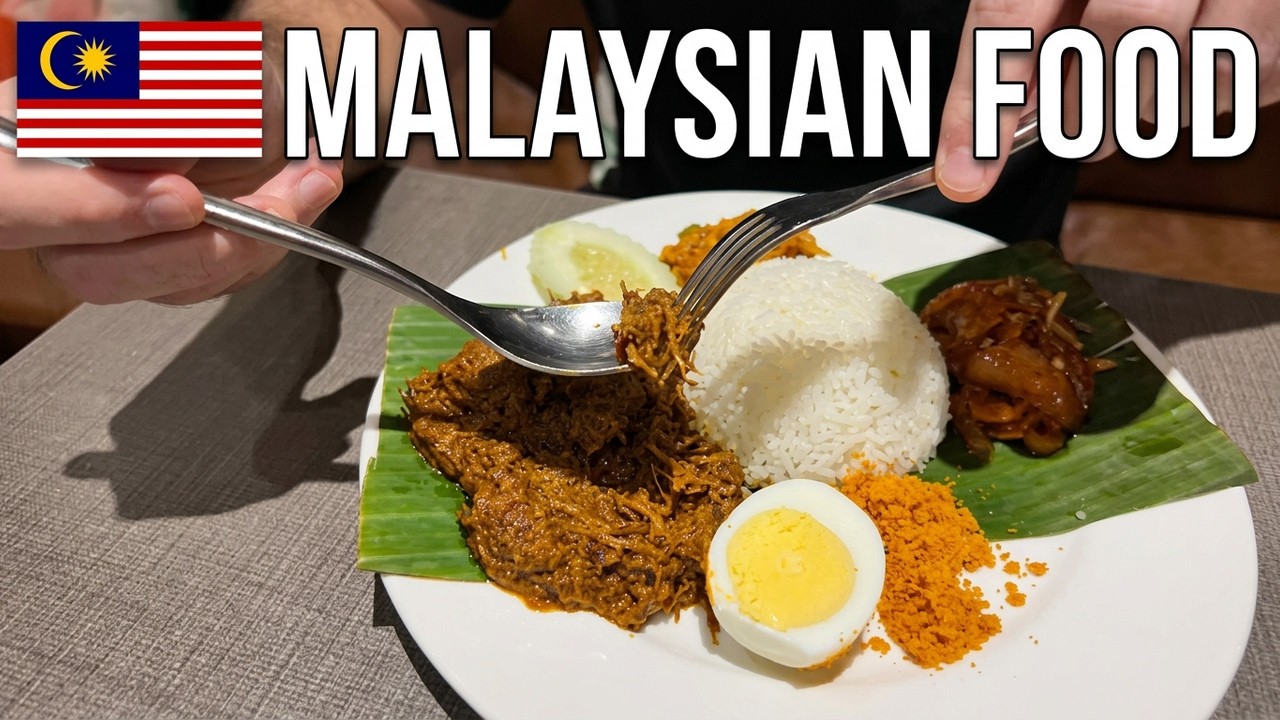 We tried the curry chicken and beef rendang nasi lemak at Madam Kwan's in Pavilion KL, plus sirap bandung and a Black and White.