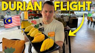 Eating Durian for the first time in Malaysia