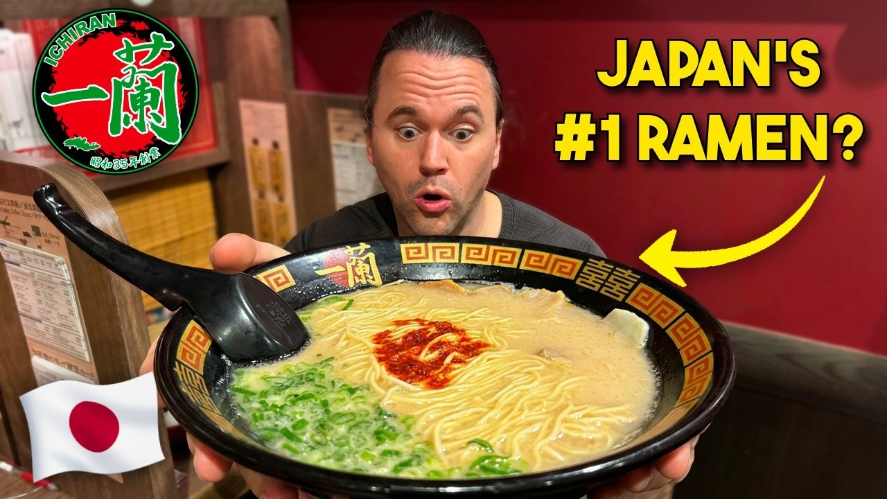 We ate Ichiran ramen for breakfast in Tokyo and showed how the solo booths work.