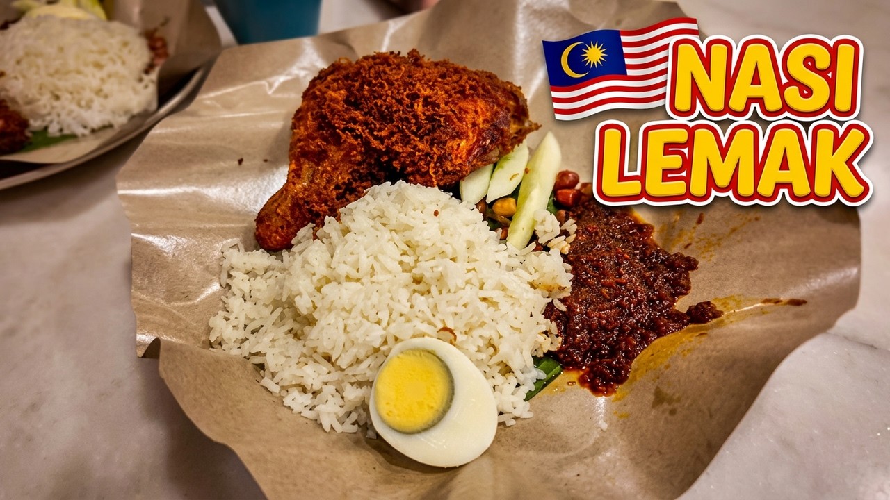 We tried the famous nasi lemak ayam goreng at Village Park Restaurant in Damansara Uptown.